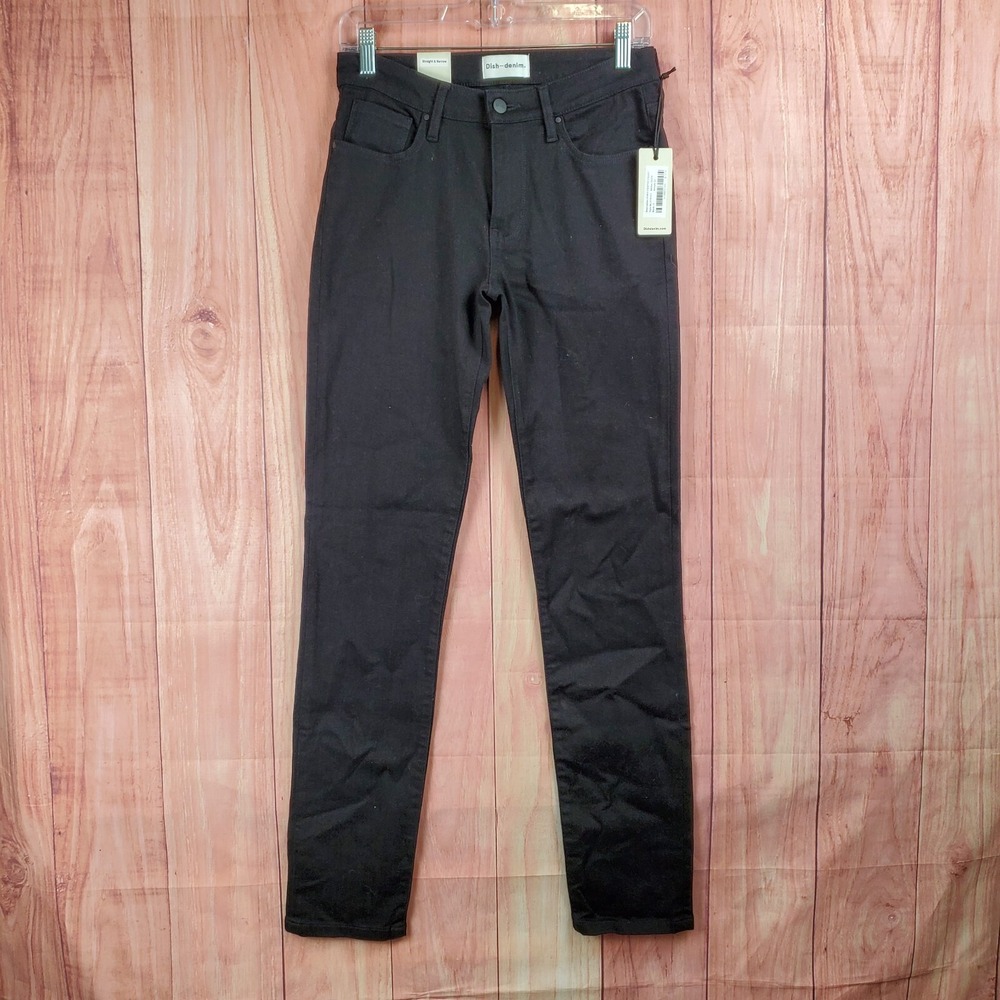 REI Dish Denim Straight & Narrow Jeans Womens Sz 26 (Waist 28 Inseam 31) NEW